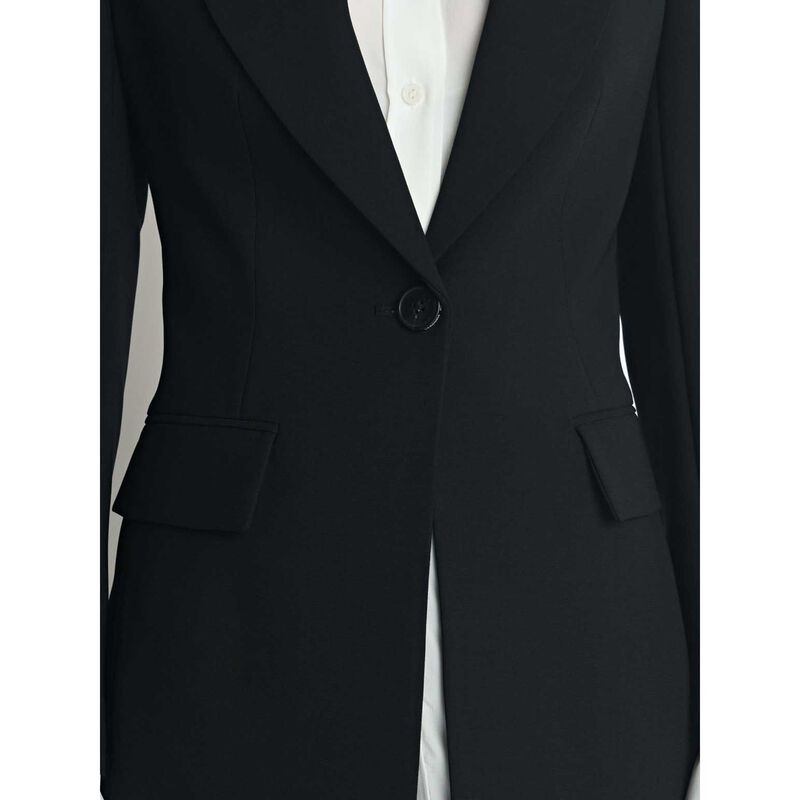 Veronika Maine Double Weave Single Breasted Blazer image number 2